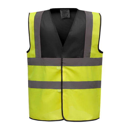 GILET HAUTE VISIBILITÉ LUX | BLACK YELLOW