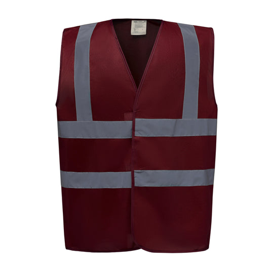 GILET HAUTE VISIBILITÉ LUX | MAROON