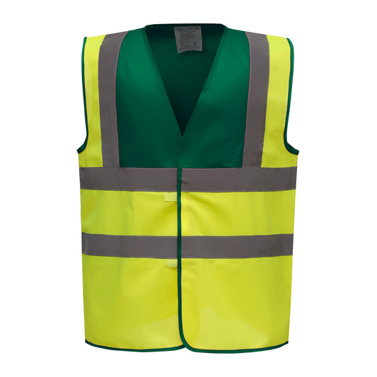 GILET HAUTE VISIBILITÉ LUX | PARAMEDIC GREEN YELLOW