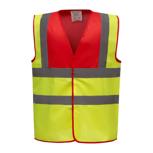 GILET HAUTE VISIBILITÉ LUX | RED YELLOW