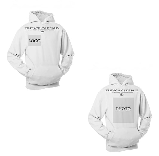 SWEAT AVEC CAPUCHE | LOGO ET PHOTO